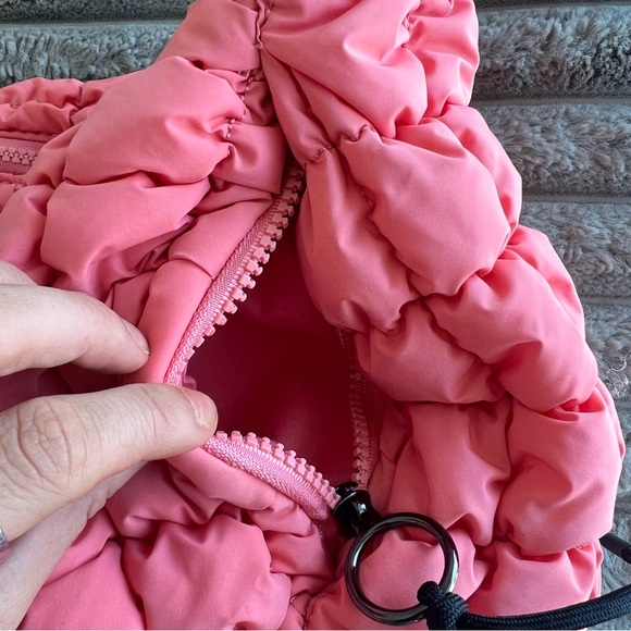 Pink Quilted Puffer Bag - Picture 3 of 10